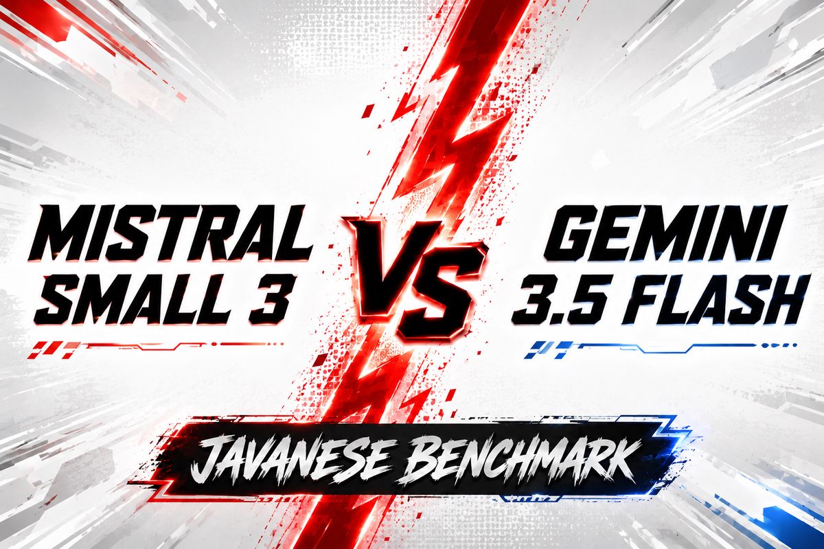 Mistral Small 3 vs Gemini 3.5 Flash - Ilustrasi
